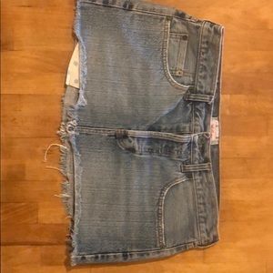Hollister blue Jean skirt size 9